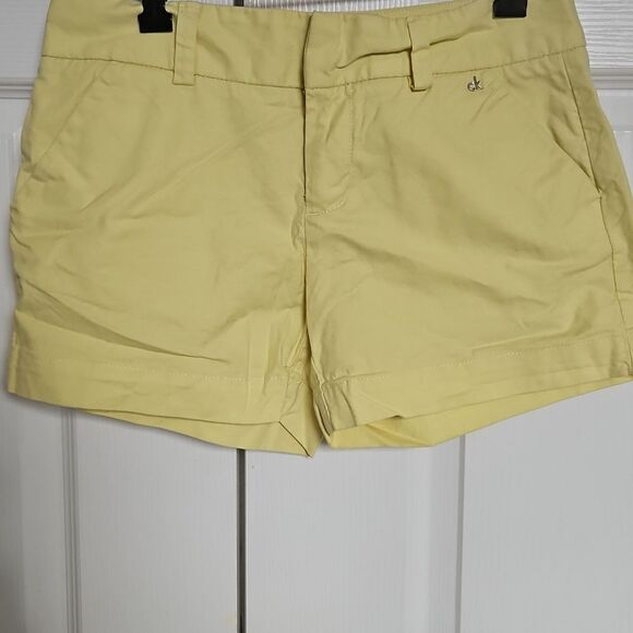 Calvin Klein Women's Yellow Shorts - Picture 16 of 16